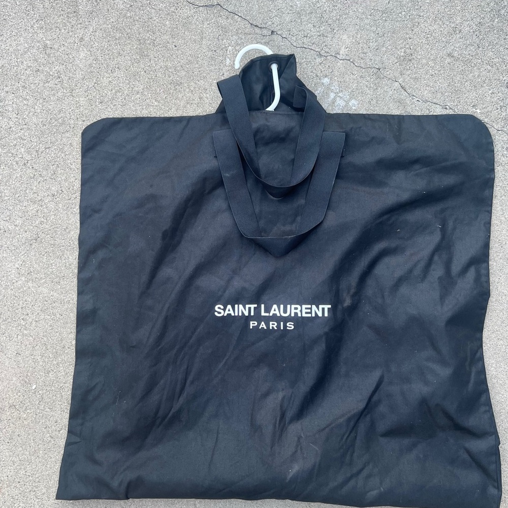 Saint Laurent Black Travel Garment Bag